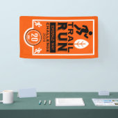 Trail Runner Rennen Wettbewerb Banner (Messe)