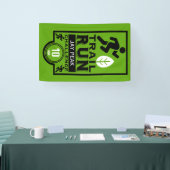 Trail Runner Rennen Wettbewerb Banner (Messe)