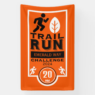 Trail Runner Rennen Wettbewerb Banner