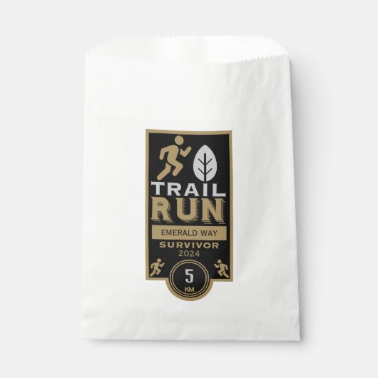 Trail Runner Rennen Wettbewerb Geschenktütchen (Vorderseite)