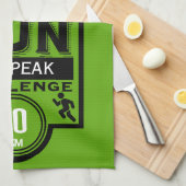 Trail Runner Rennen Wettbewerb Geschirrtuch (Viertel Falte)