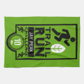 Trail Runner Rennen Wettbewerb Geschirrtuch (Horizontal)