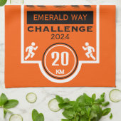 Trail Runner Rennen Wettbewerb Geschirrtuch (Gefaltet)