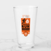 Trail Runner Rennen Wettbewerb Glas (Rückseite)