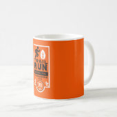 Trail Runner Rennen Wettbewerb Kaffeetasse (VorderseiteRechts)