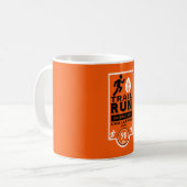 Trail Runner Rennen Wettbewerb Kaffeetasse (Vorderseite Links)