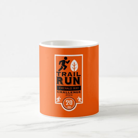 Trail Runner Rennen Wettbewerb Kaffeetasse (Mittel)