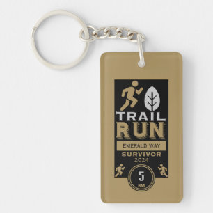 Trail Runner Rennen Wettbewerb Schlüsselanhänger