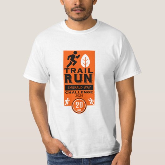 Trail Runner Rennen Wettbewerb T-Shirt (Vorderseite)
