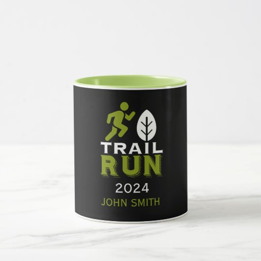 Trail Runner Rennen Wettbewerb Tasse (Zentrum)