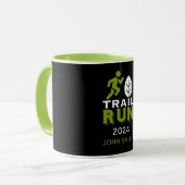 Trail Runner Rennen Wettbewerb Tasse (Vorderseite Links)