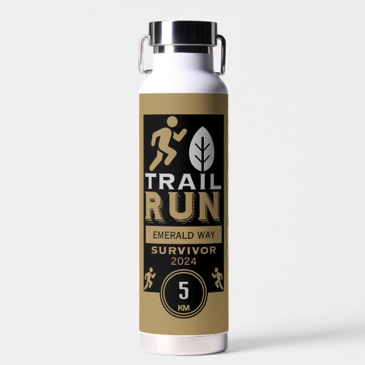 Trail Runner Rennen Wettbewerb Trinkflasche (Vorne)