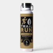 Trail Runner Rennen Wettbewerb Trinkflasche (Rückseite)