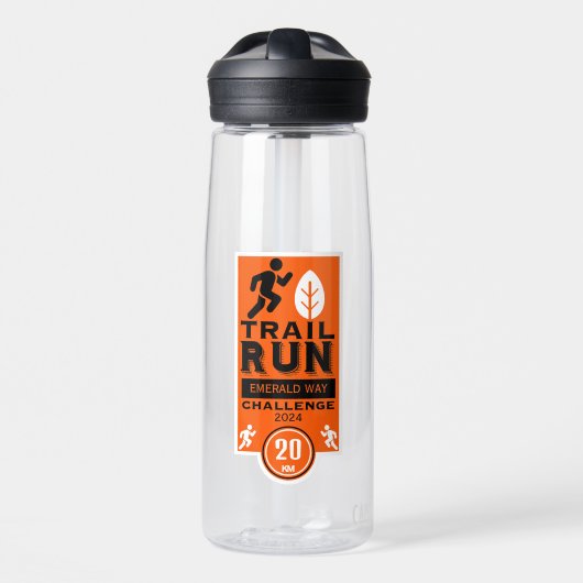 Trail Runner Rennen Wettbewerb Trinkflasche (Vorne)
