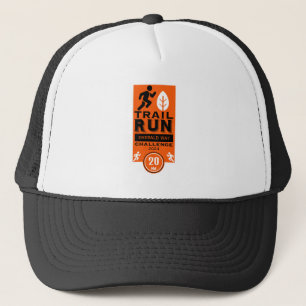 Trail Runner Rennen Wettbewerb Truckerkappe