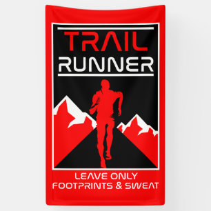 Trail Runner Sport in der Natur Banner