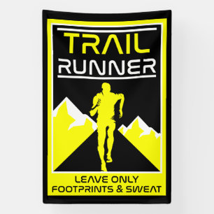 Trail Runner Sport in der Natur Banner