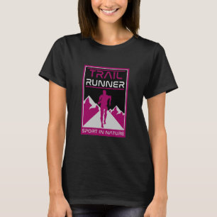 Trail Runner Sport in der Natur T-Shirt