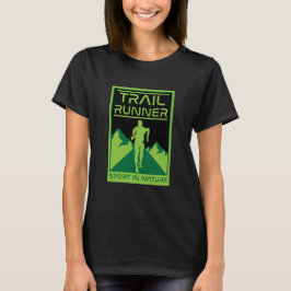 Trail Runner Sport in der Natur T-Shirt