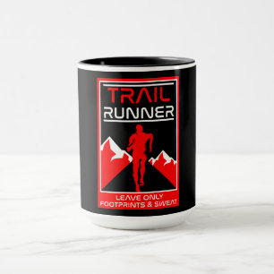 Trail Runner Sport in der Natur Tasse