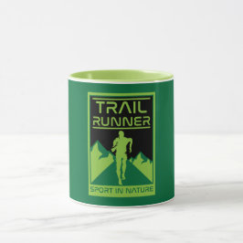 Trail Runner Sport in der Natur Tasse
