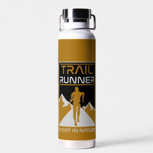 Trail Runner Sport in der Natur Trinkflasche