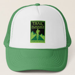 Trail Runner Sport in der Natur Truckerkappe