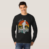 Trail Runner Ultra Marathon starten runter T-Shirt (Vorne ganz)