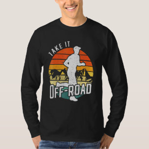 Trail Runner Ultra Marathon starten runter T-Shirt