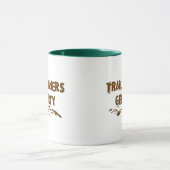 Trail Runners bekommen Schmutzigkeit Tasse (Zentrum)