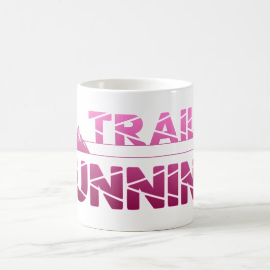 Trail Running Adler Berge Wald Schuhe Profil pink Kaffeetasse (Mittel)