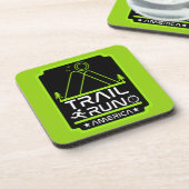 Trail Running America Getränkeuntersetzer (Linke Seite)