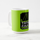 Trail Running America Kaffeetasse (Vorderseite Links)