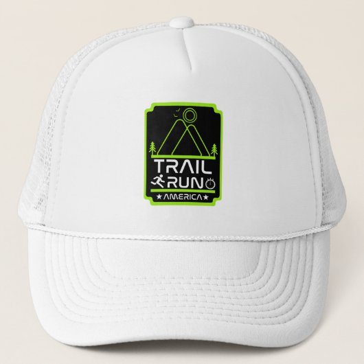 Trail Running America Truckerkappe (Vorderseite)