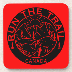 Trail Running Canada Getränkeuntersetzer