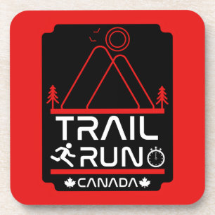 Trail Running Canada Getränkeuntersetzer