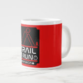 Trail Running Canada Jumbo-Tasse (Vorderseite Rechts)