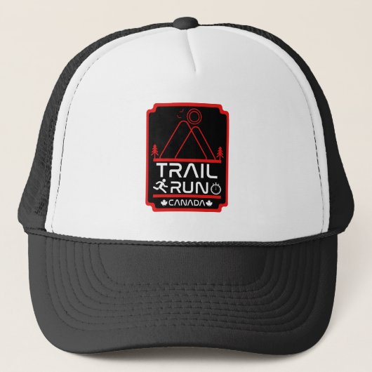 Trail Running Canada Truckerkappe (Vorderseite)