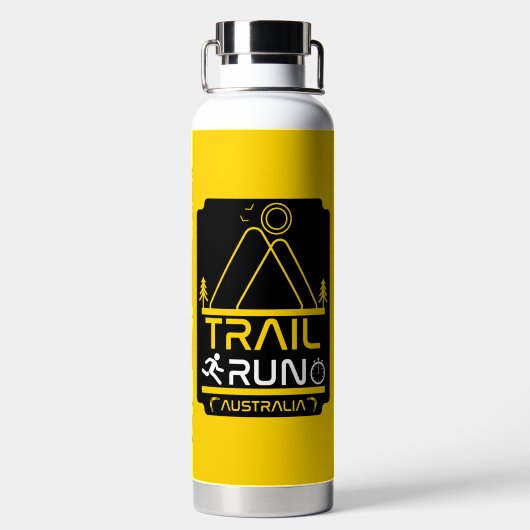 Trail Running Clubs und Wettbewerbe Trinkflasche (Rückseite)