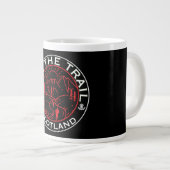Trail Running Scotland Jumbo-Tasse (Vorderseite Rechts)