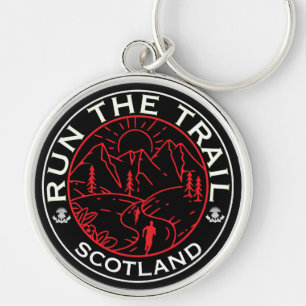 Trail Running Scotland Schlüsselanhänger