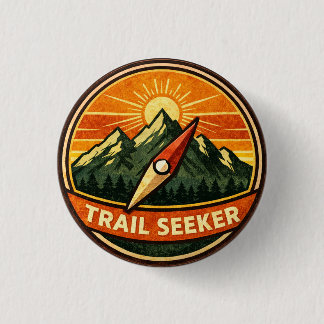 Trail Seeker Badge | Adventure Outdoor Award Button