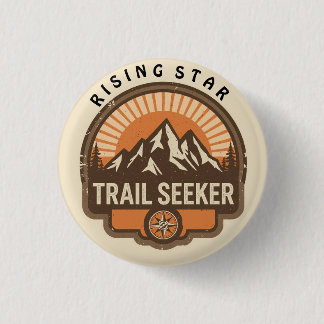 Trail Seeker Explorer Abzeichen | Kinder Outdoor A Button