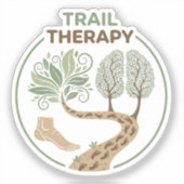 Trail Therapy Aufkleber (Vorderseite)