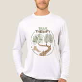 Trail Therapy – Mindful Hiking Tri-Blend Shirt (Vorderseite)