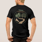 Trail Therapy – Mindful Hiking Tri-Blend Shirt (Rückseite)