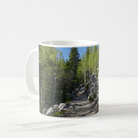 Trail to Alberta Falls Kaffeetasse (Vorderseite Links)