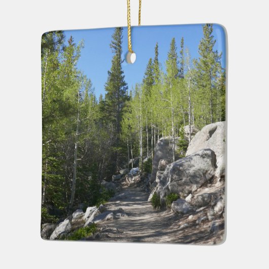 Trail to Alberta Falls Keramikornament (Links)