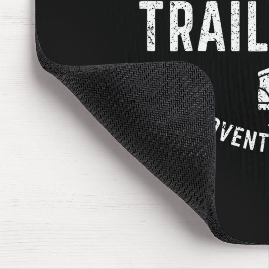 Trailblazer Adventure Awaits Hiking Climb Explore  Mousepad (Ecke)