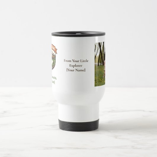 Trailblazer Dad Customizable Father's Day Reisebecher (Mittel)